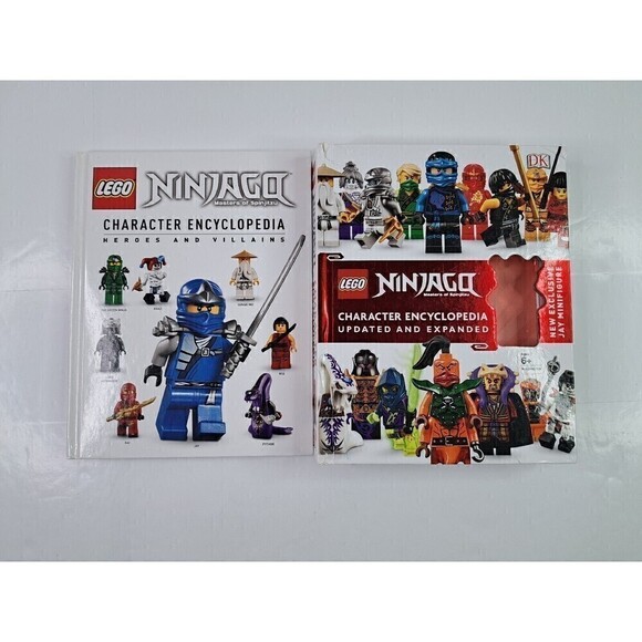 Lego NINJAGO Character Encyclopedia And Updated & Expanded Ed Lot Of 2 - Picture 1 of 3